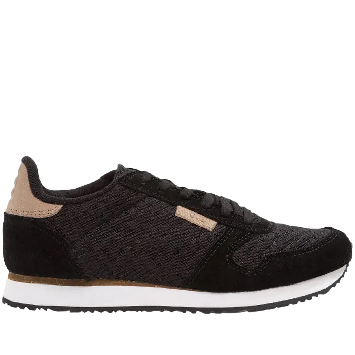 Black and Beige Running Shoes