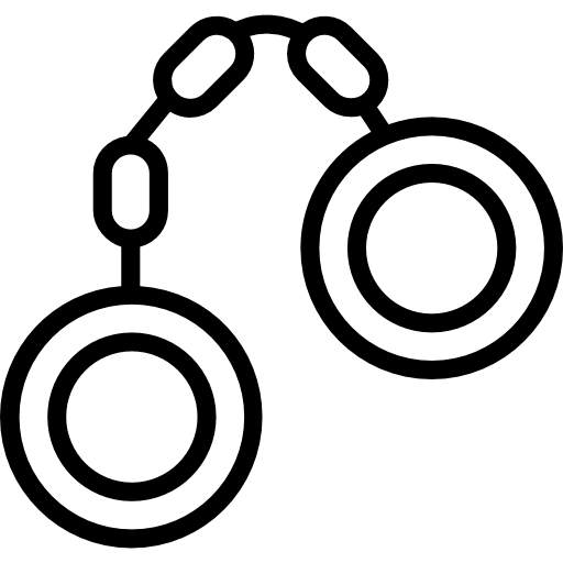 Handcuffs Line Art Logo