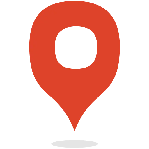 Red Map Pin Icon for Location