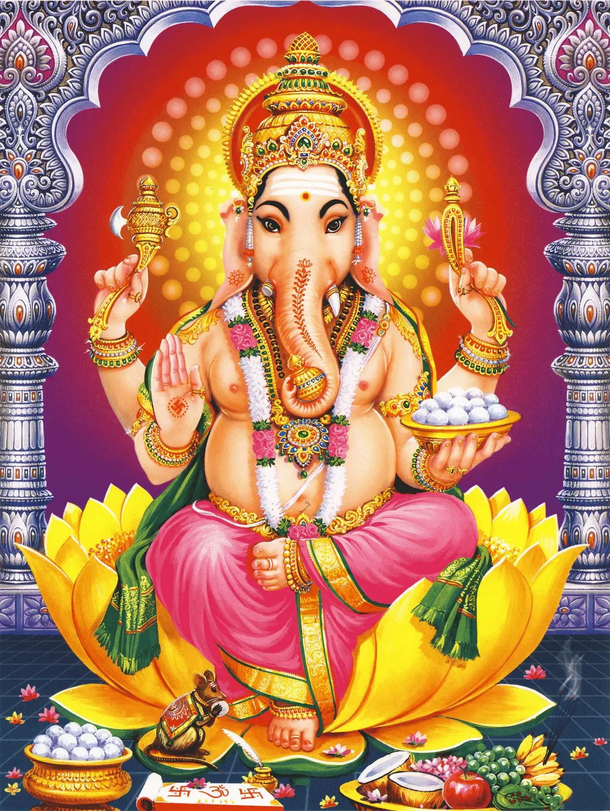 Ganesha Deity Illustration