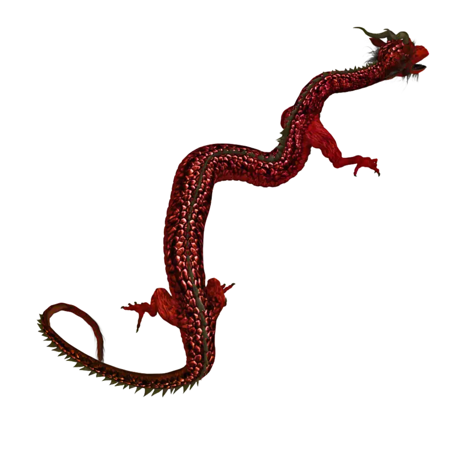 Red Dragon in Fantasy Art