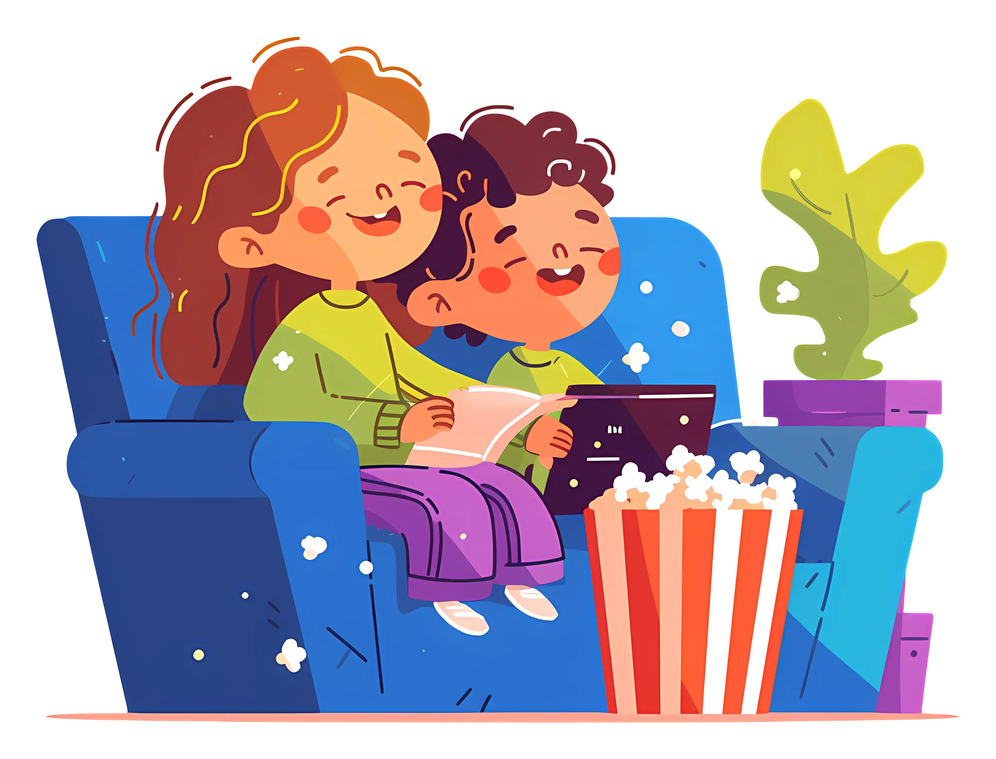 Kids Reading Together