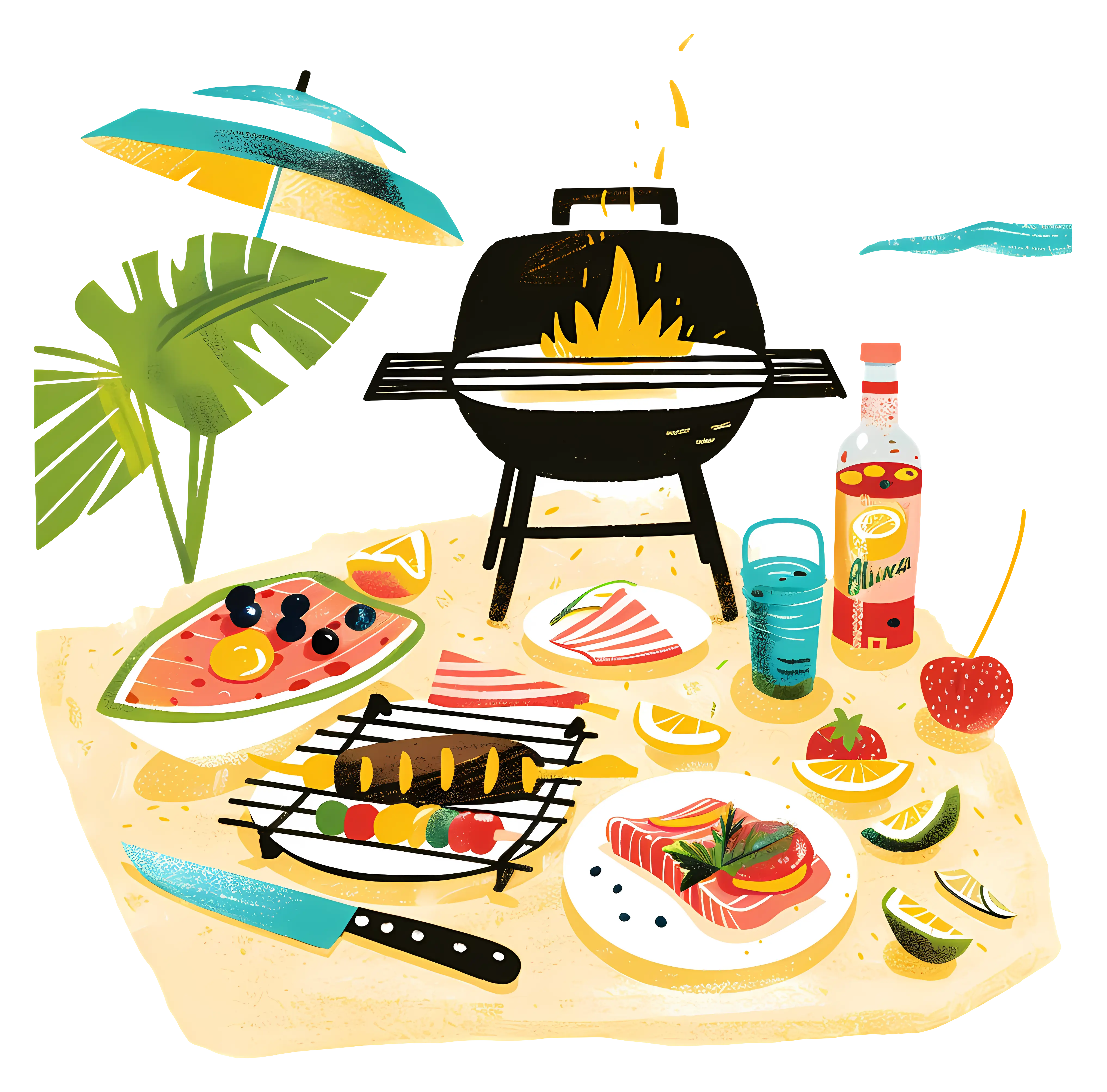 Summer Beach Barbecue