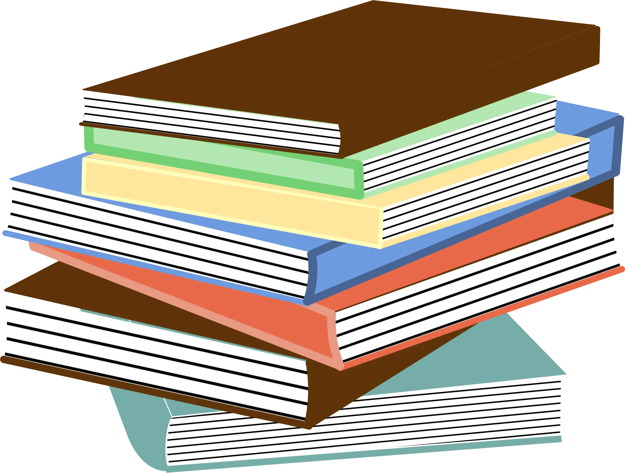 Colorful Stack of Books