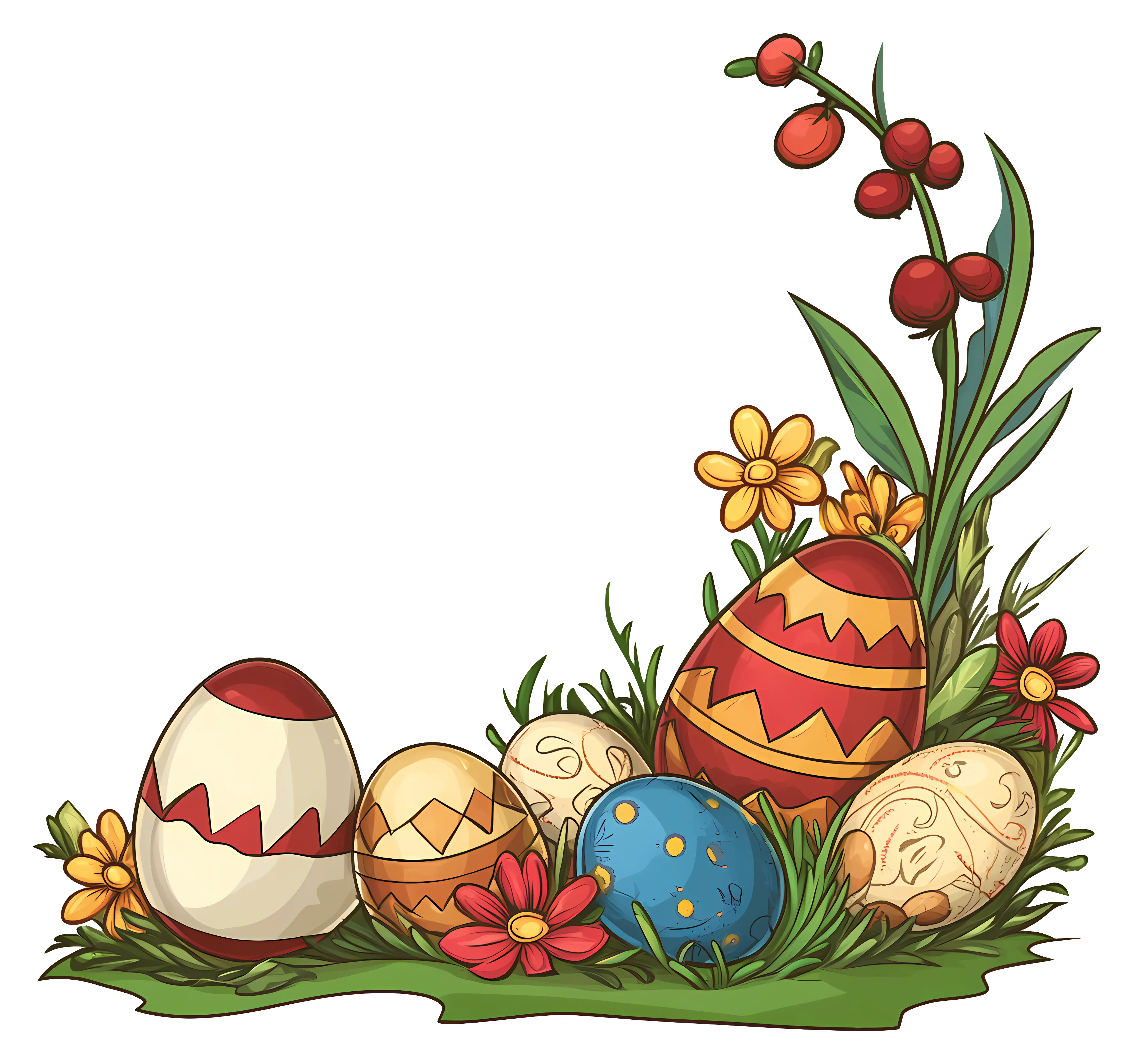 Decorated Easter Eggs