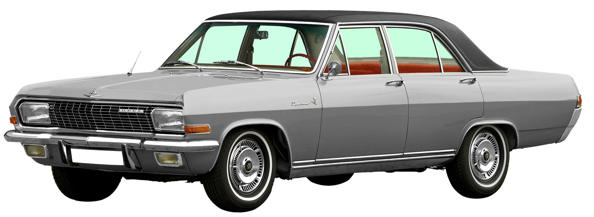 Gray Classic Car