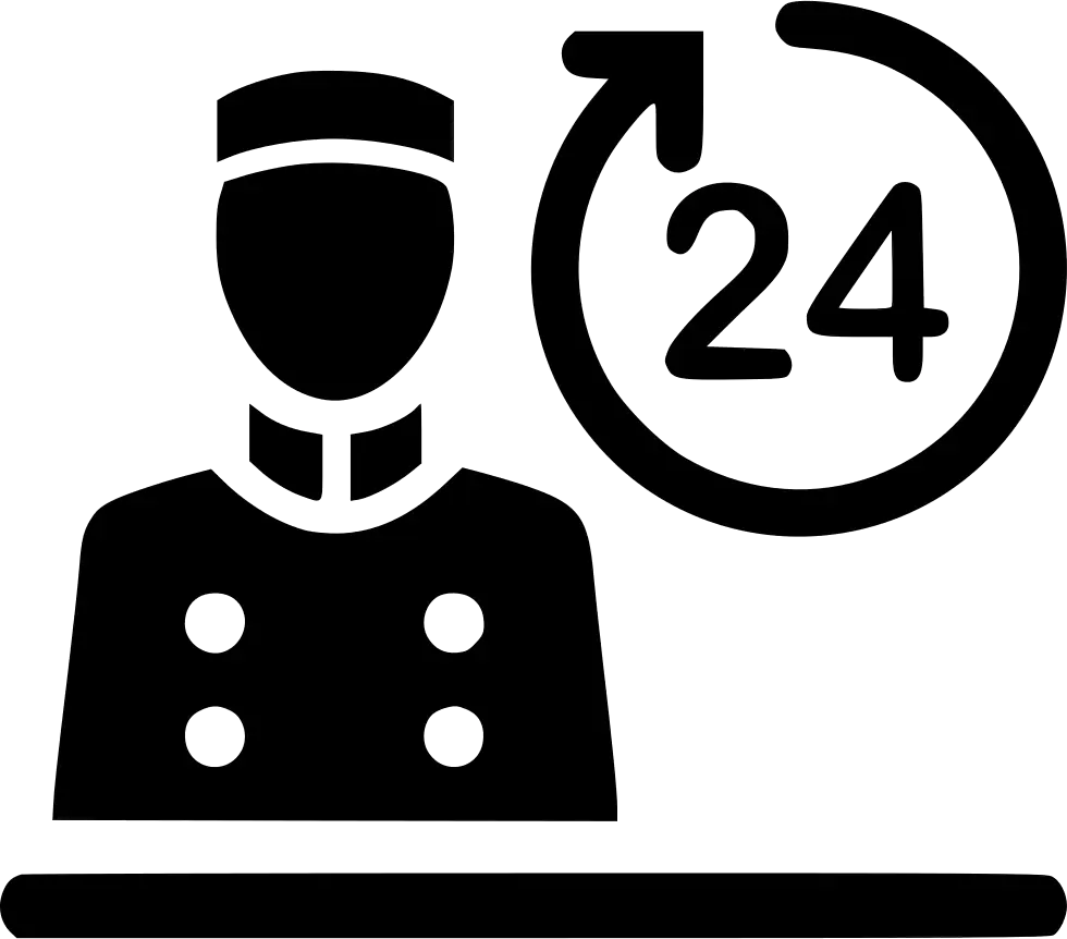 24 Hour Service Icon
