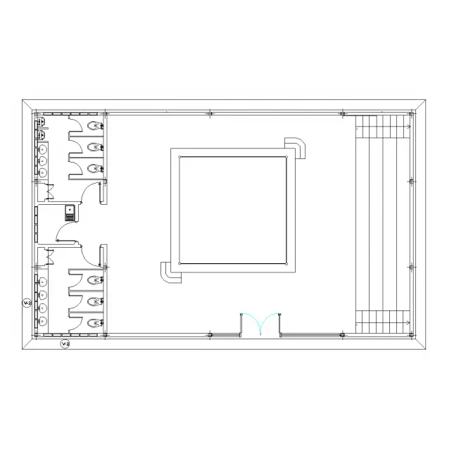 Building Floor Plan Blueprint