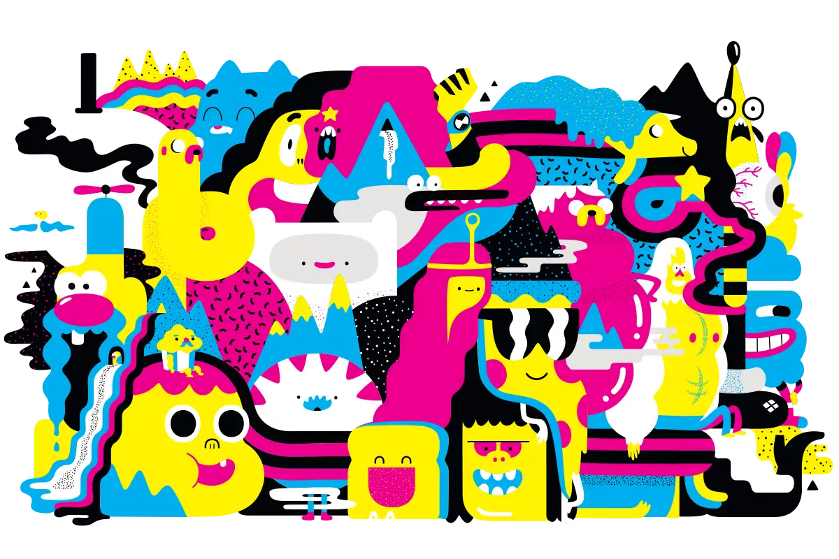Colorful Abstract Doodles