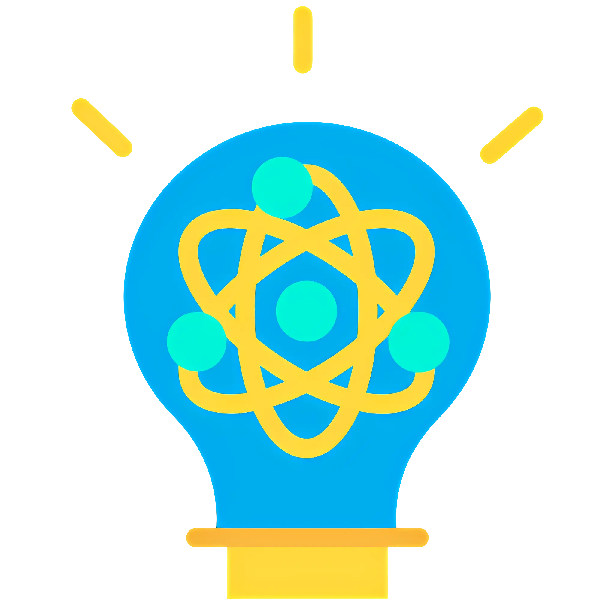 Innovative Light Bulb with Atom