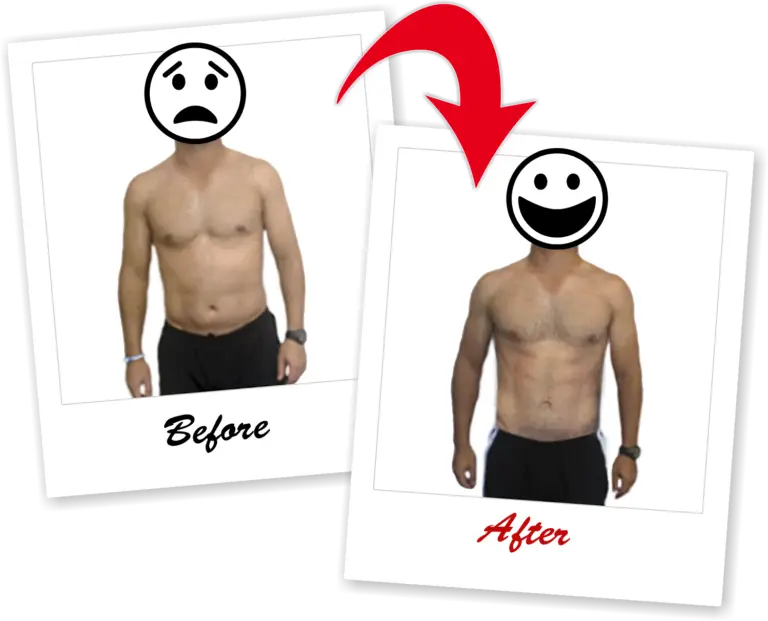 Before and After Fitness Transformation