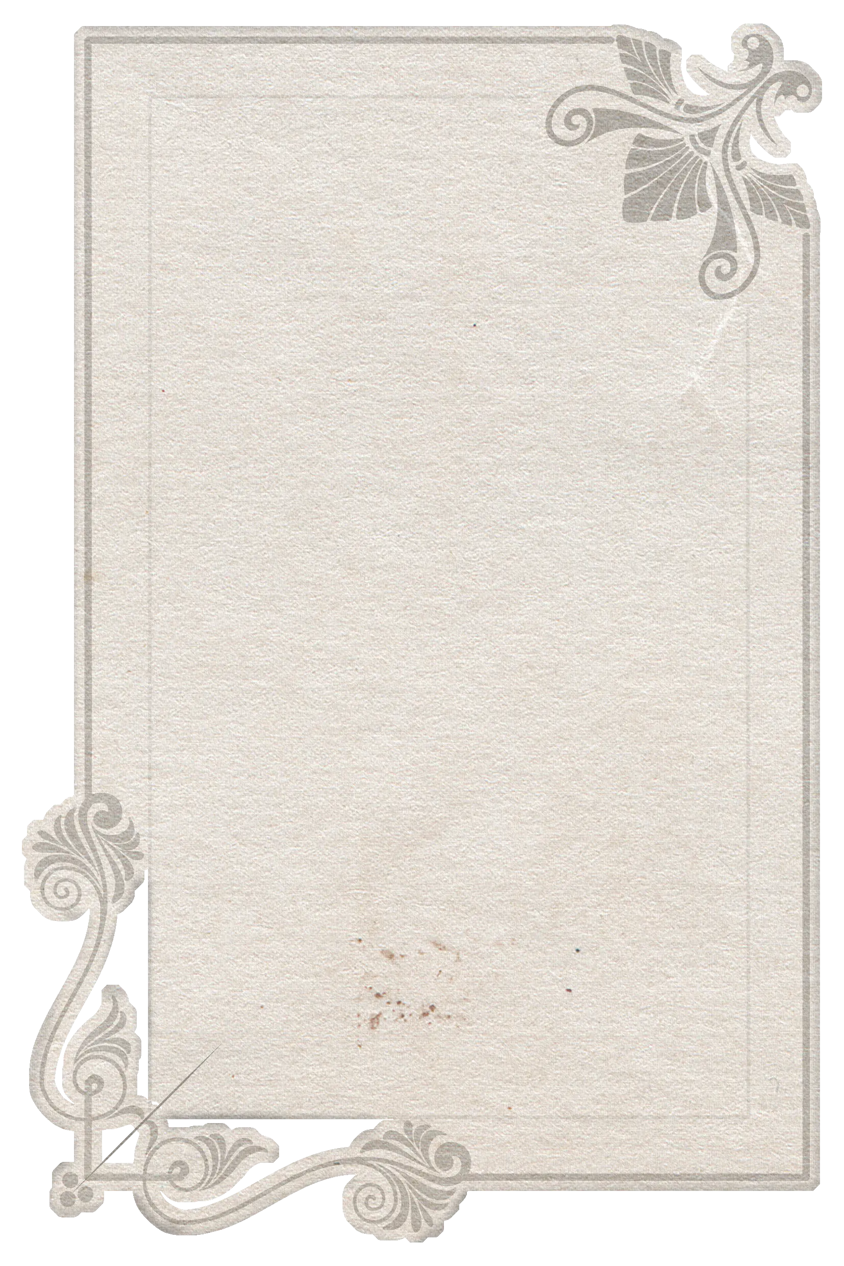 Ornate Vintage Paper