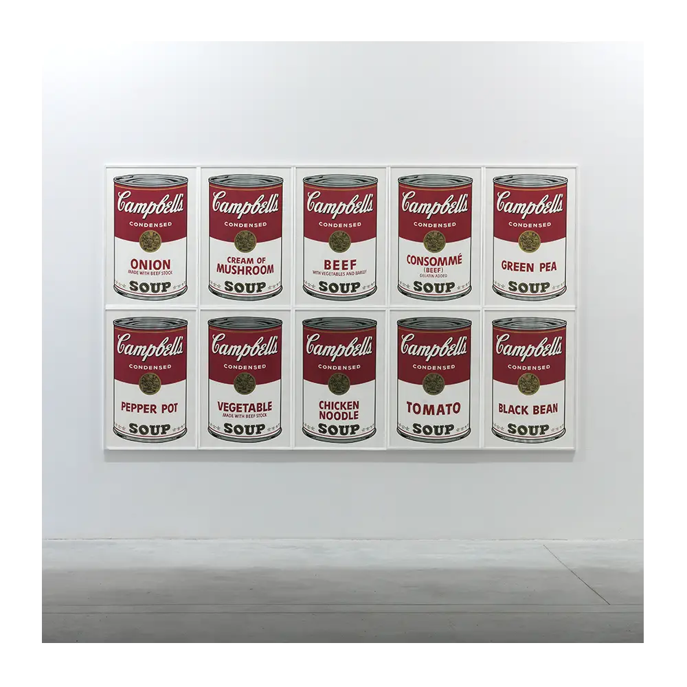 Campbell&#039;s Soup Cans Art