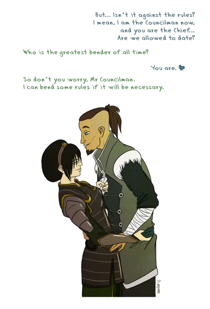 Avatar Characters in Romantic Scene