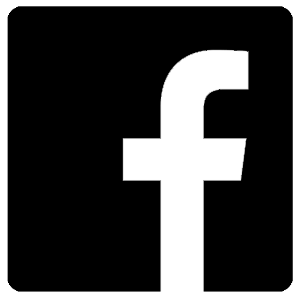 Black and White Facebook Logo
