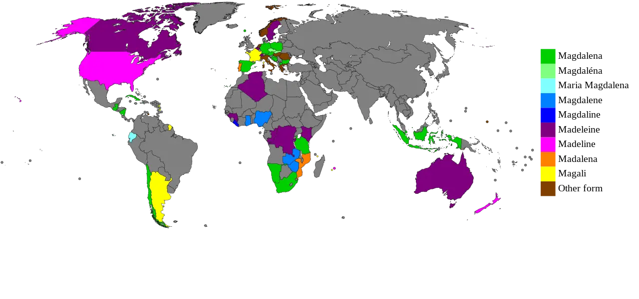 Colored World Map for Geographic Representation
