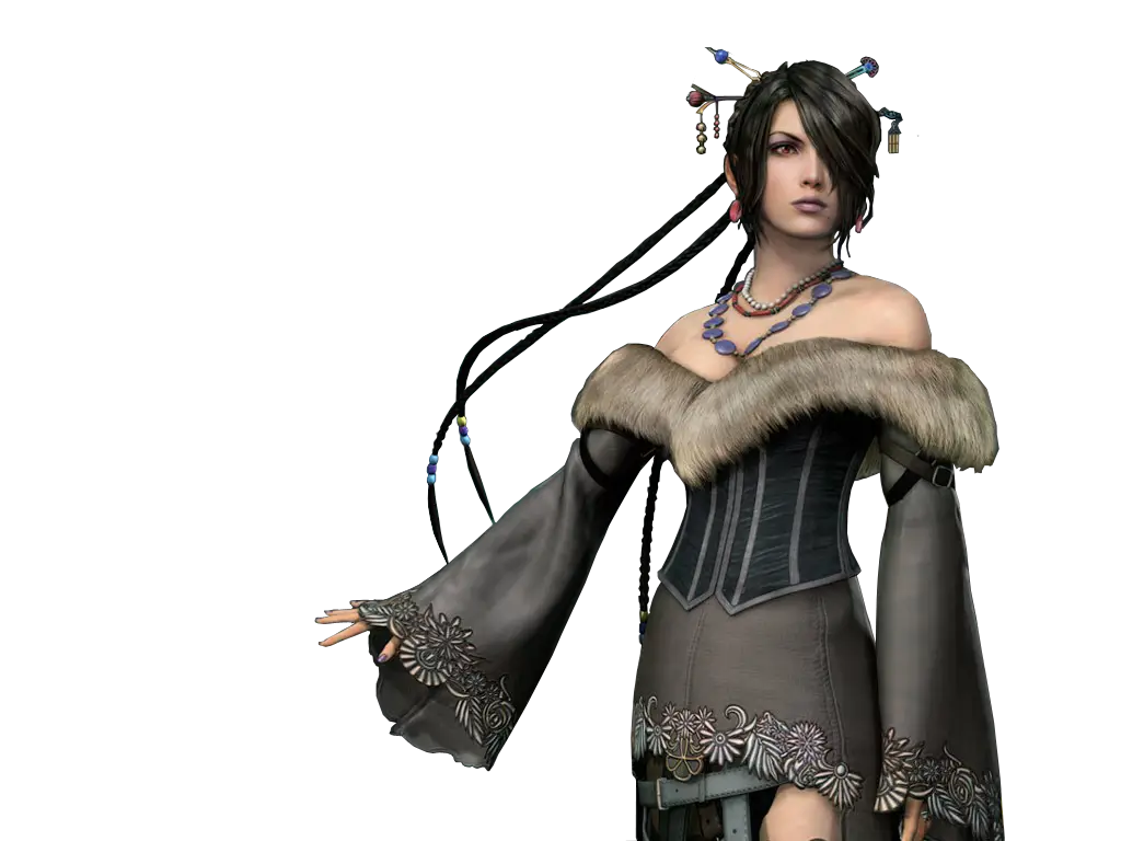 Fantasy Styled Woman with Elegant Outfit
