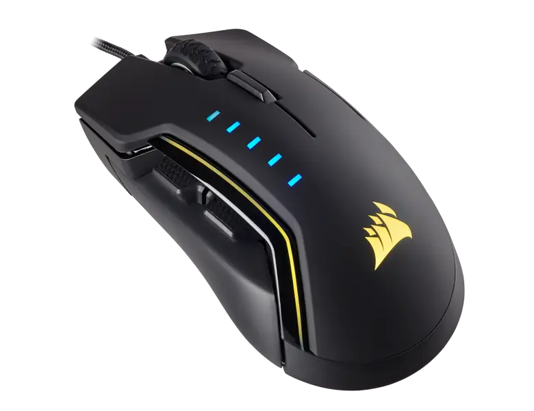 Ergonomic Gaming Mouse with LED Signals