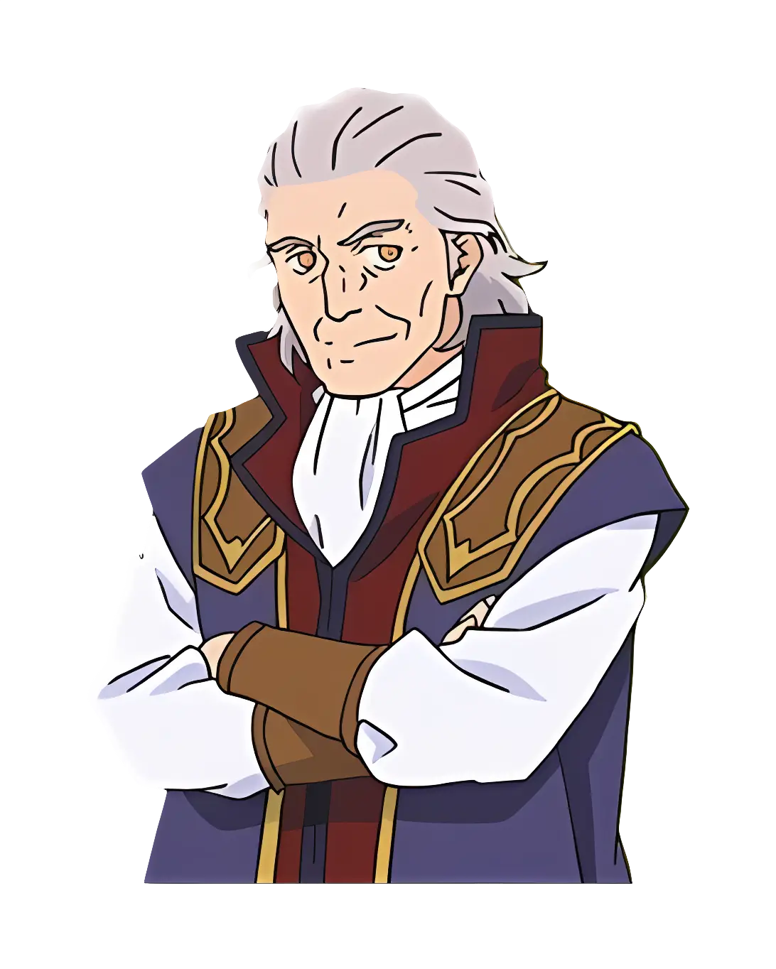 Wise Elderly Character in Fantasy Attire