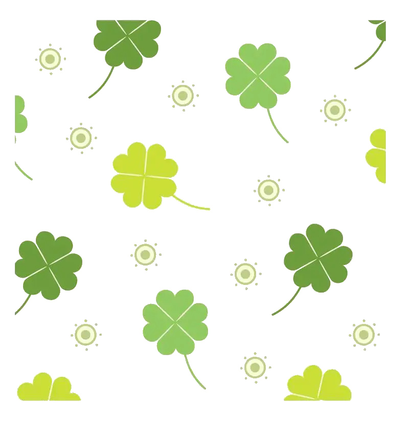 Green Clover Pattern for St. Patrick&#039;s Day