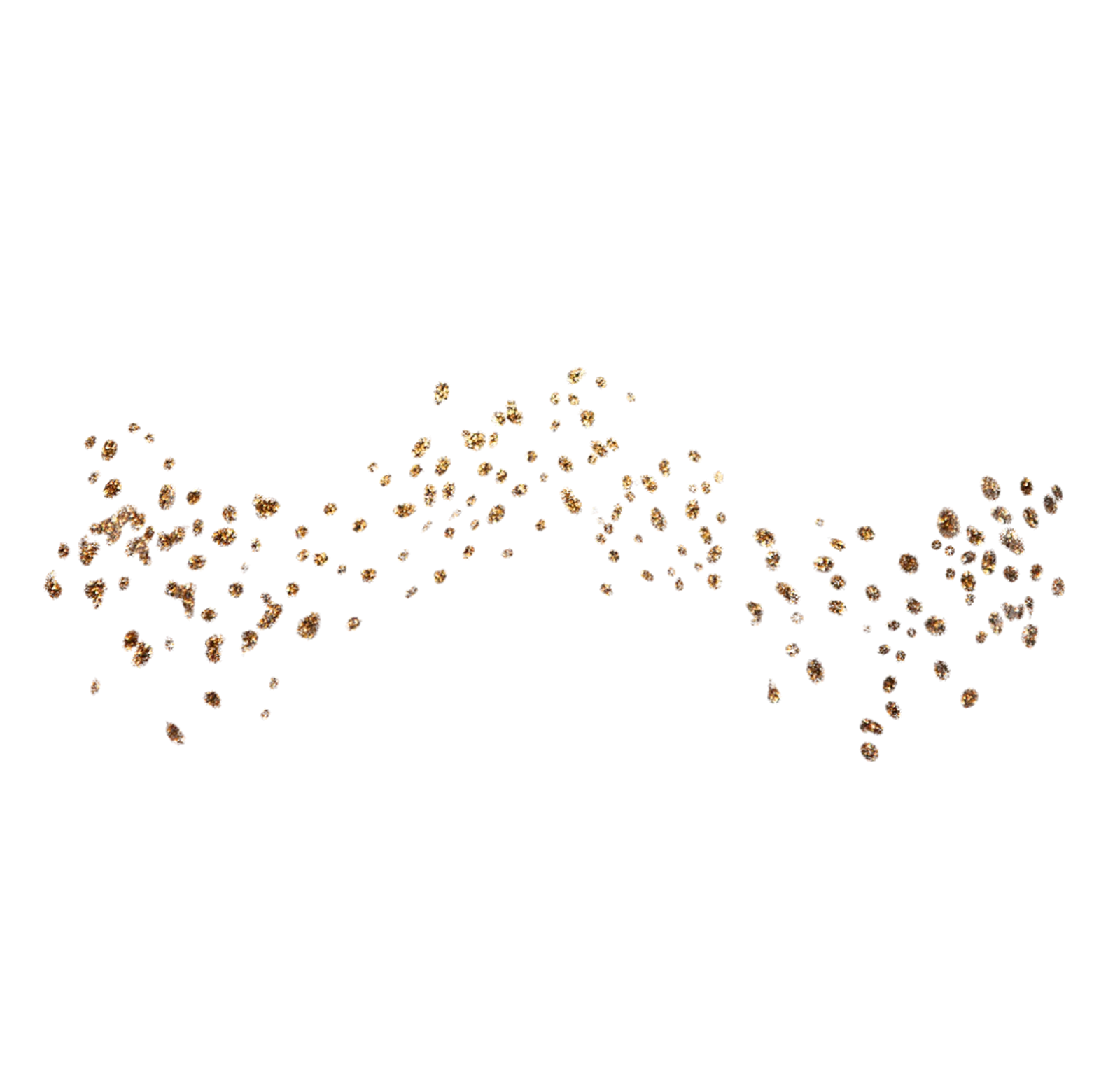 Gold Sparkling Confetti Illustration for Celebrations