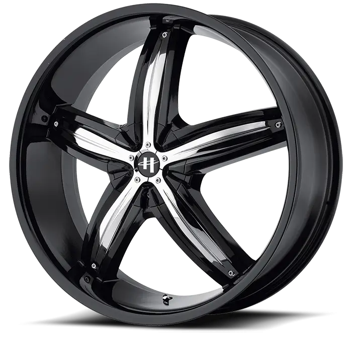 Black and Silver Car Wheel Rim