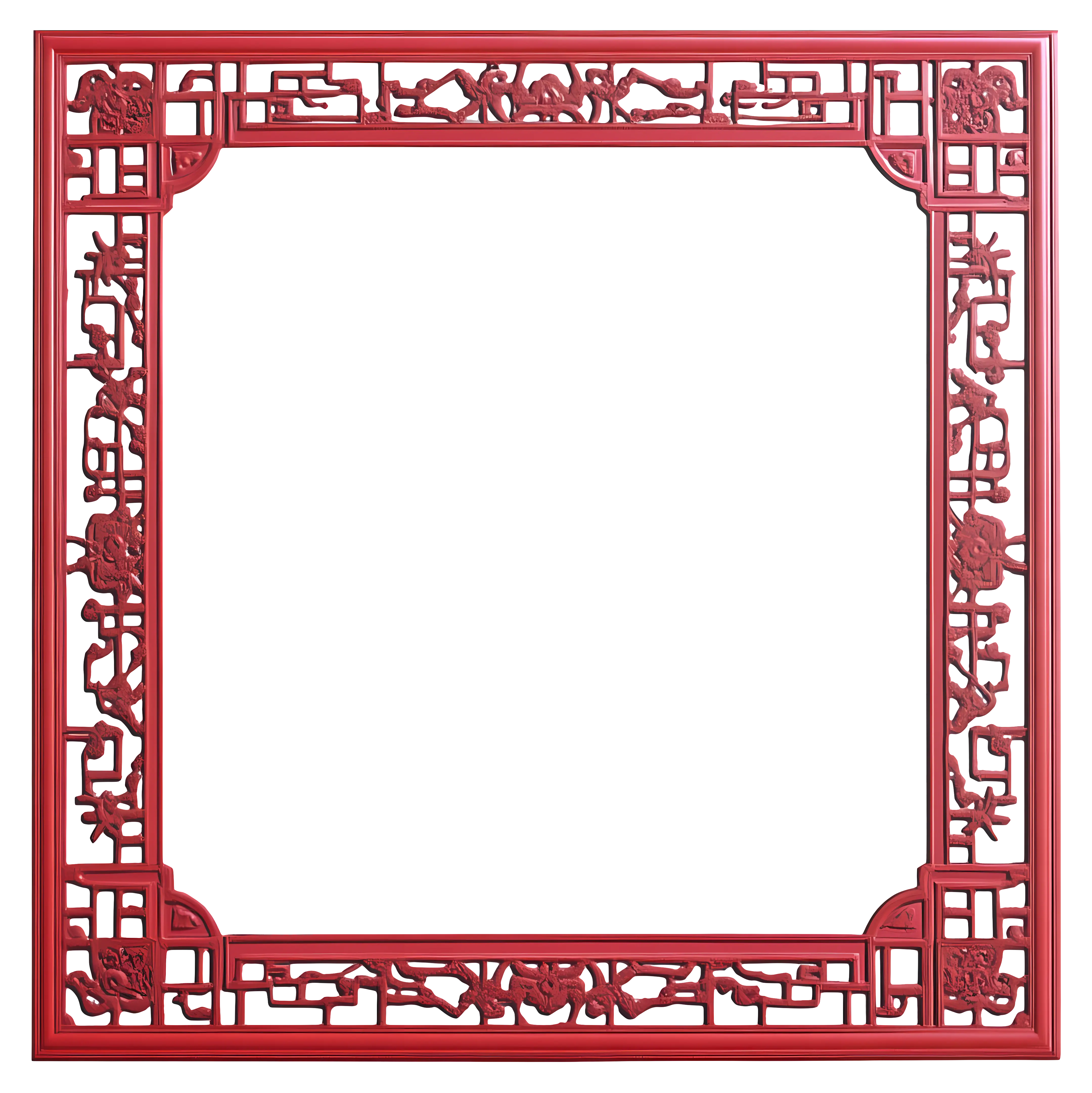 Decorative Frame with Ornate Design