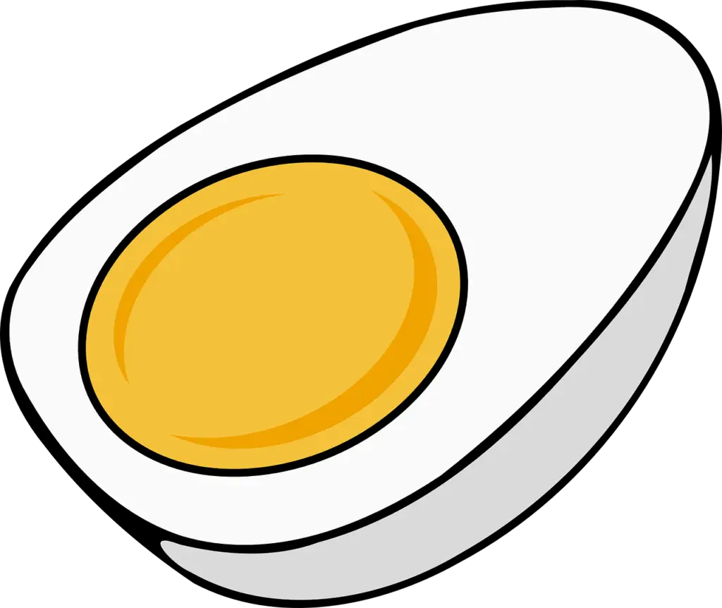 Illustration of Half Boiled Egg