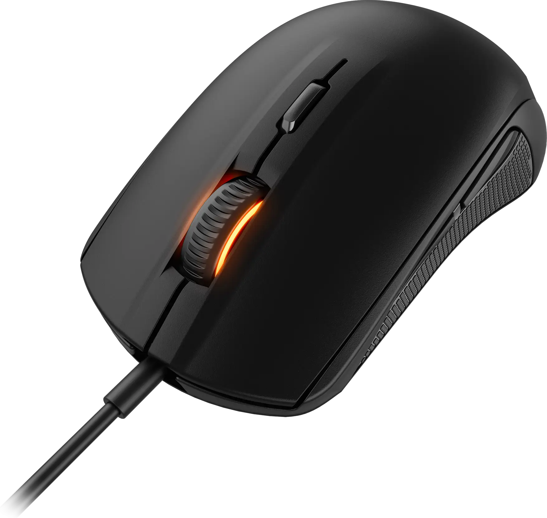 Sleek Wired Black Mouse