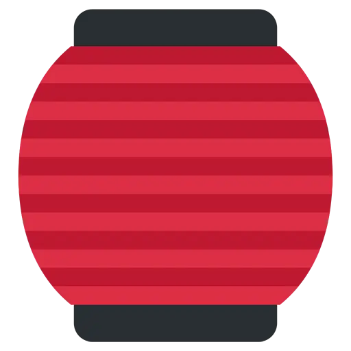 Red Lantern Illustration