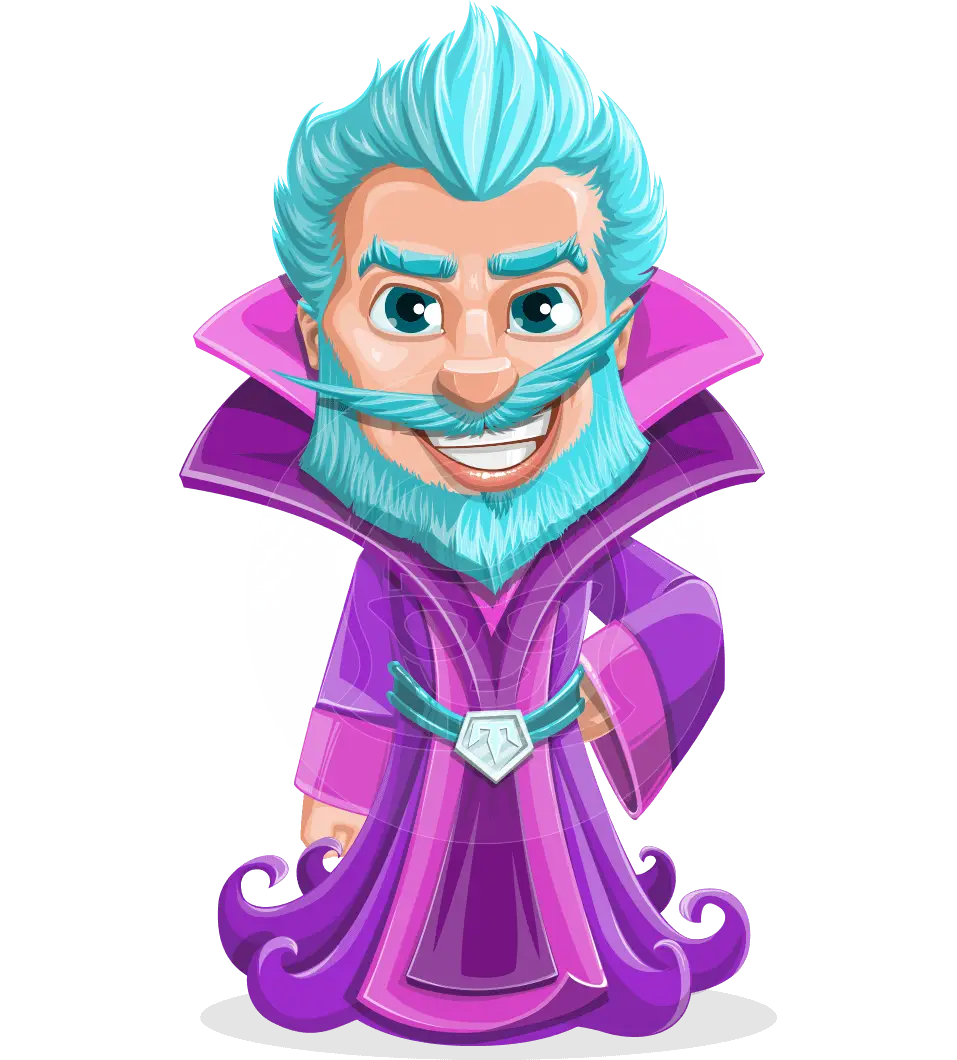 Cartoon Wizard Character
