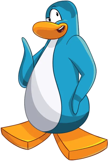 Friendly Cartoon Penguin Artwork