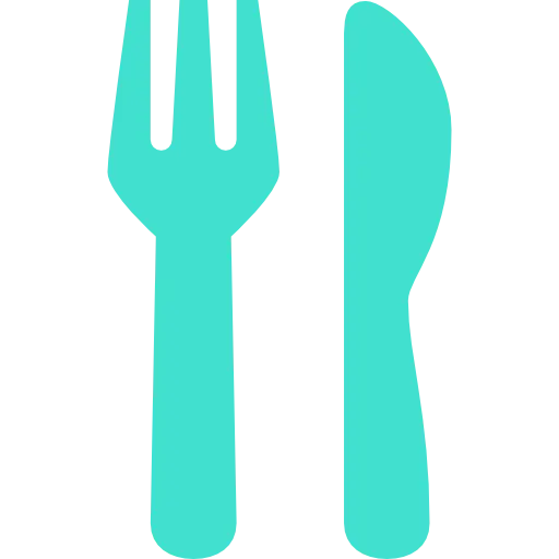 Fork and Knife Minimalist Icon