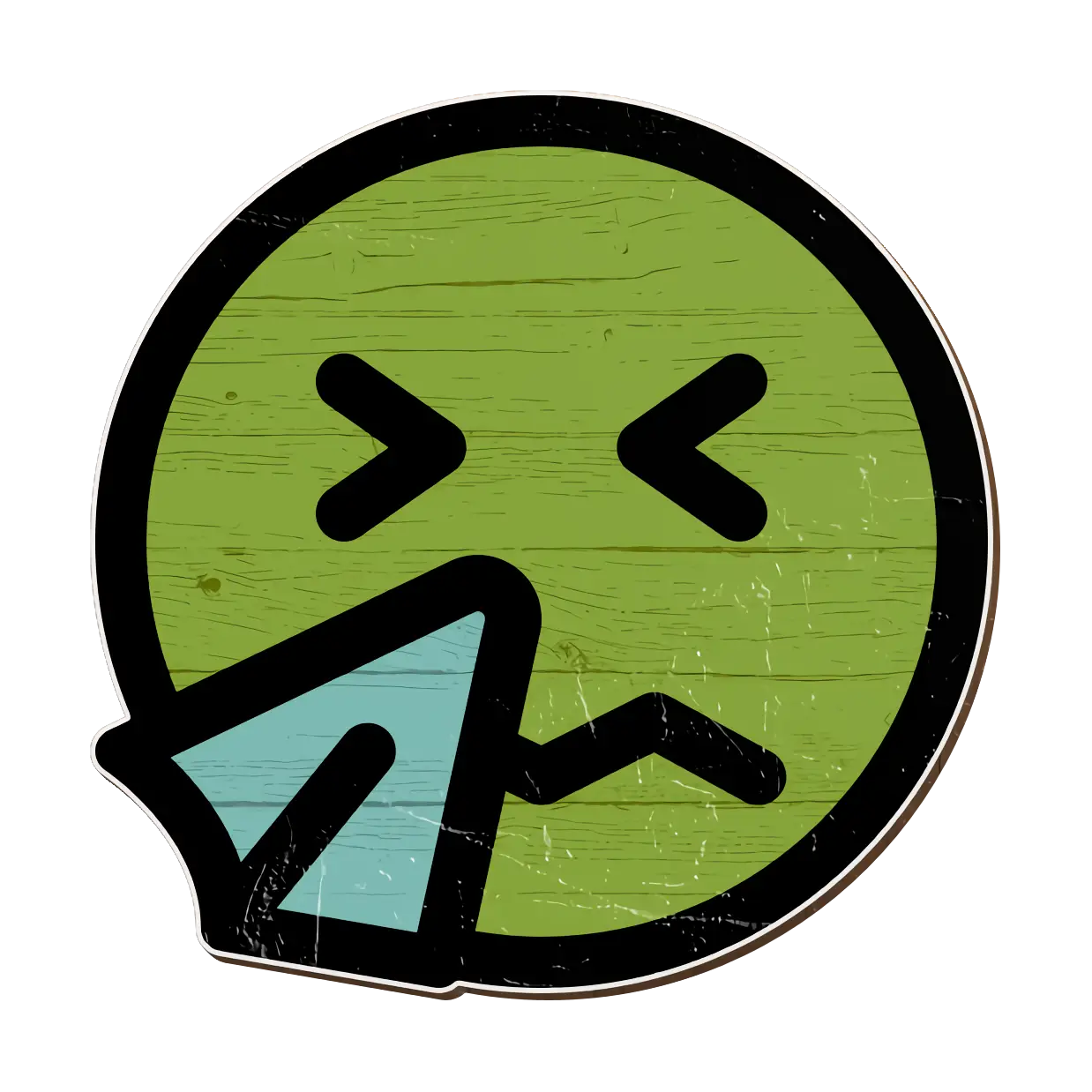 Sick Emoji with Tissue