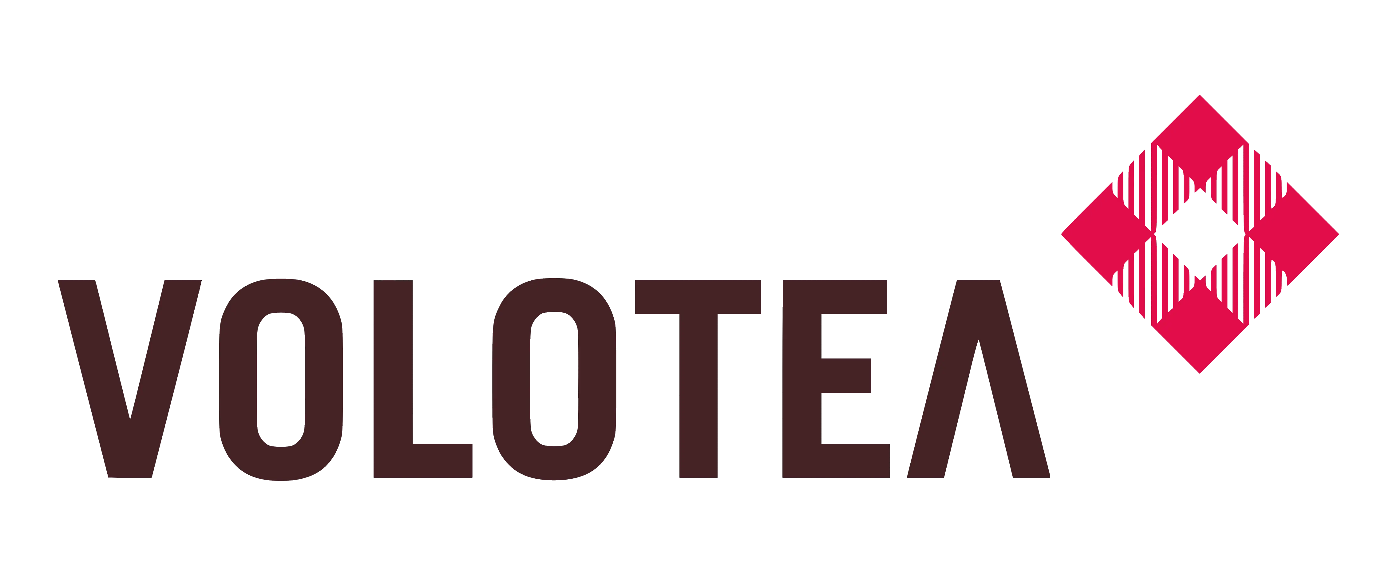 Volotea Airline Logo with Red Diamond