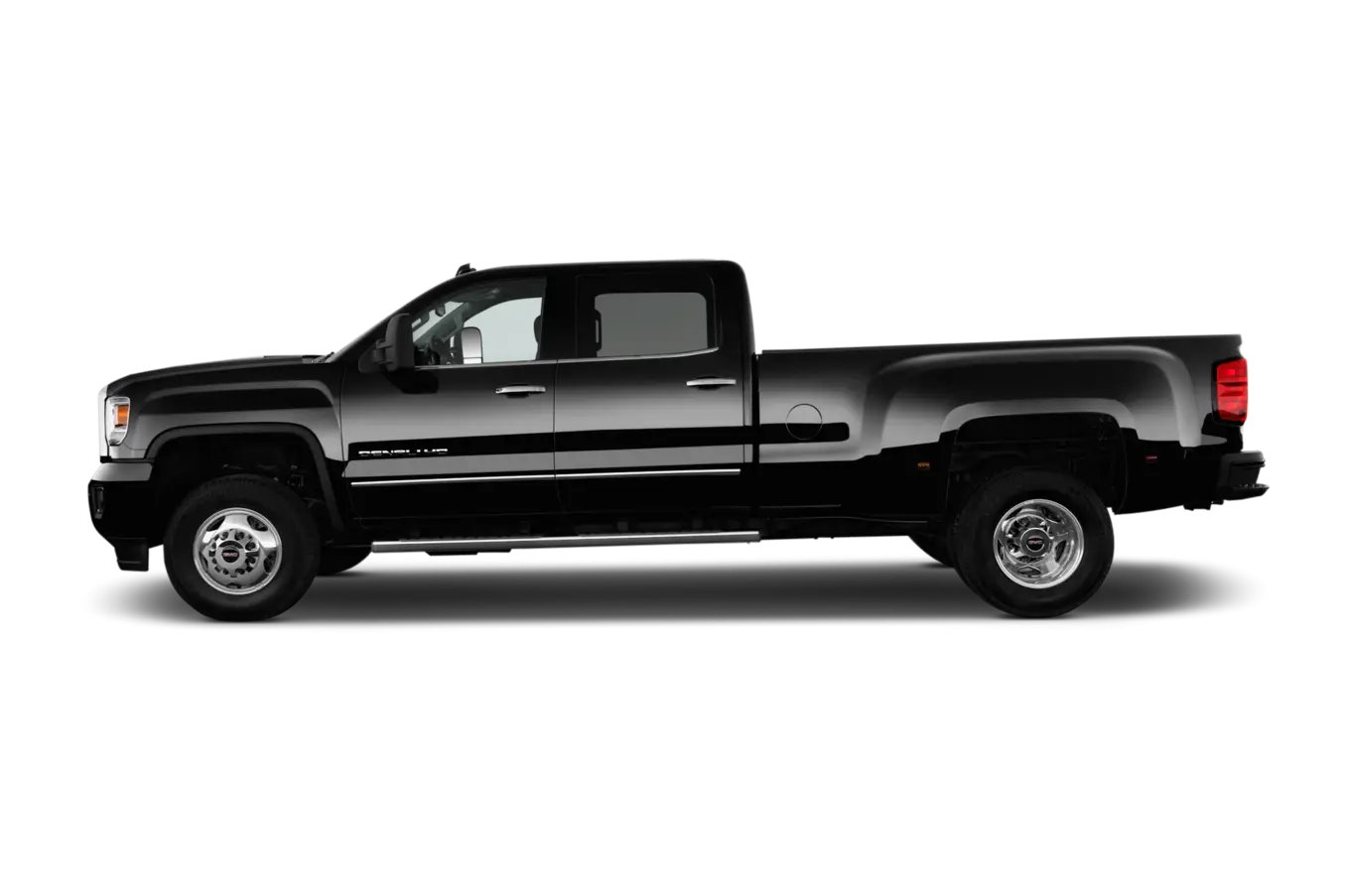 Black Heavy-Duty Pickup Truck