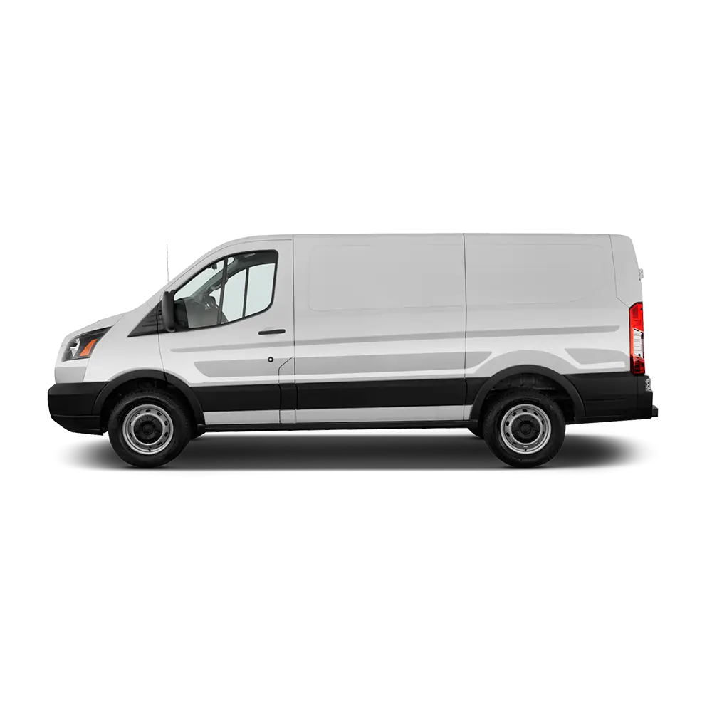 White Delivery Van for Transportation