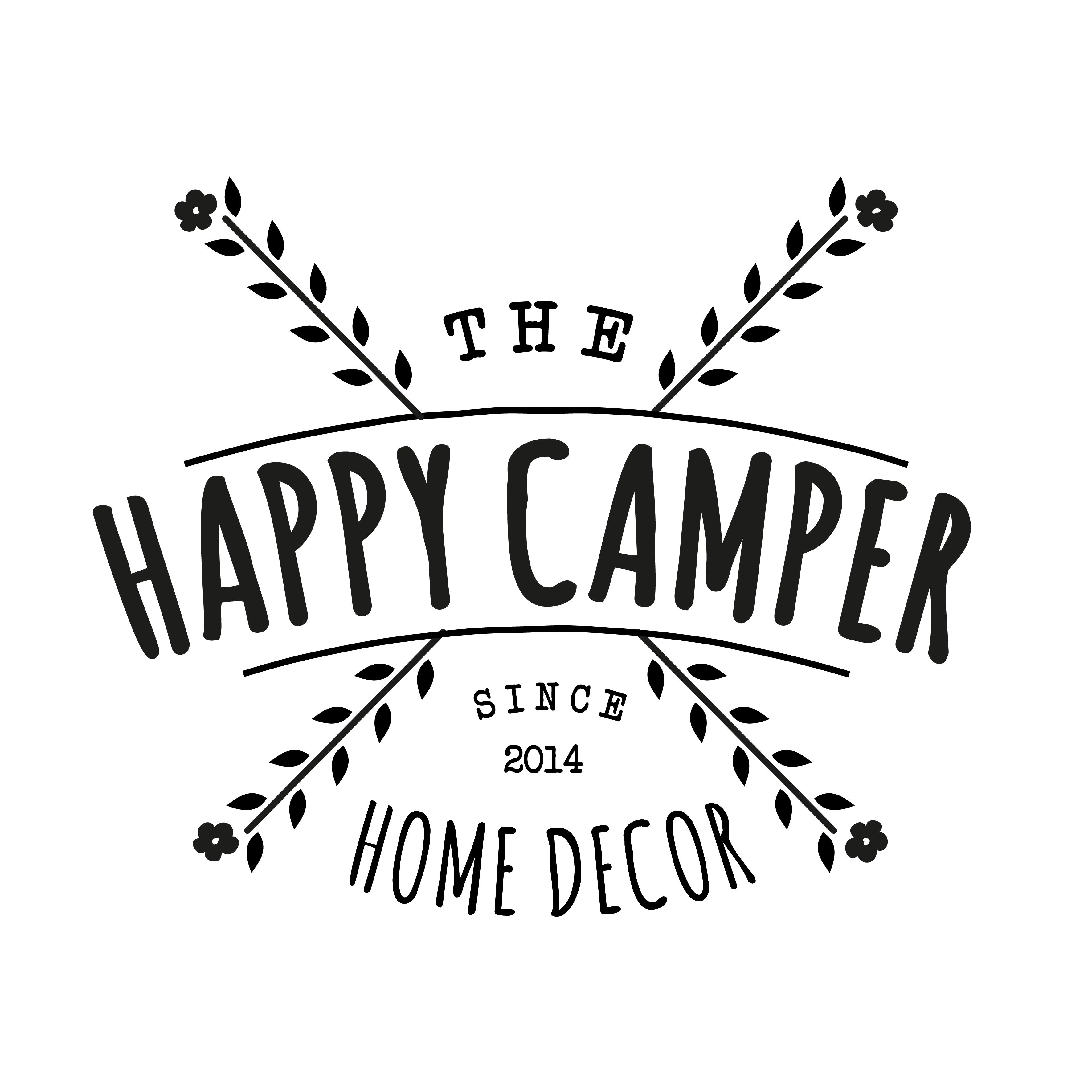 Happy Camper Home Decor Logo