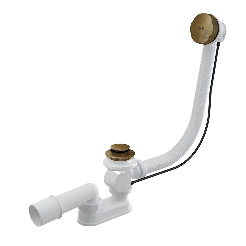 Bathtub Drain and Overflow System Illustration