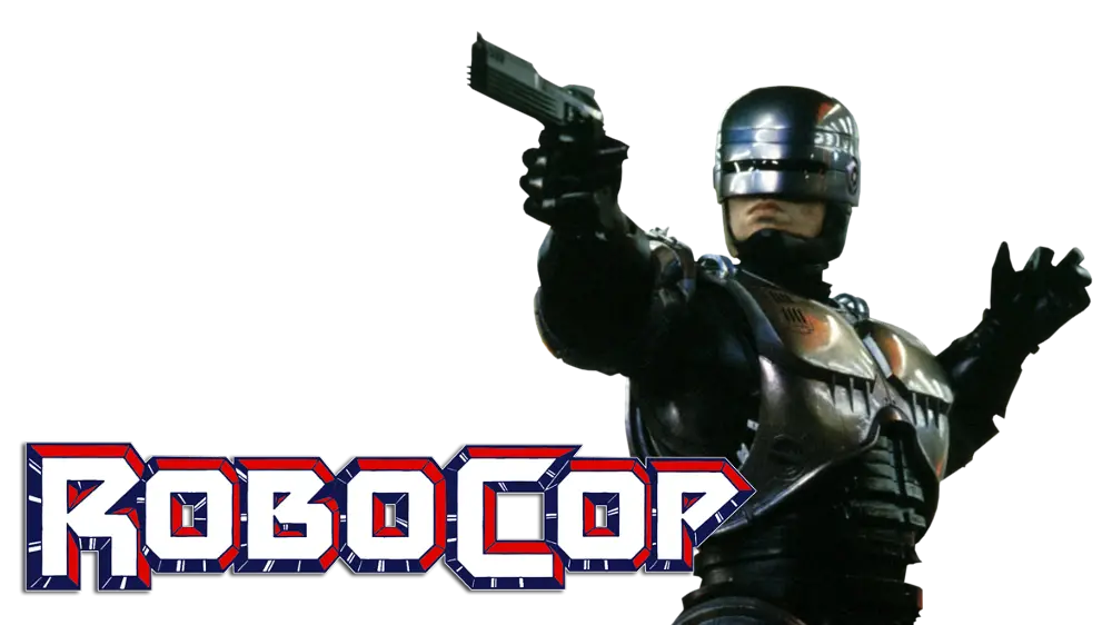 Robocop Character with Gun