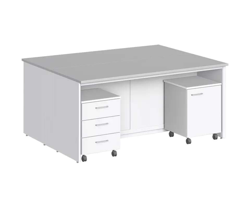 White Office Desk