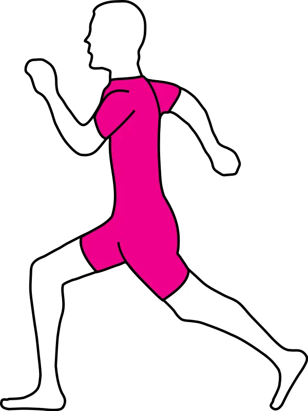 Running Person Illustration for Fitness