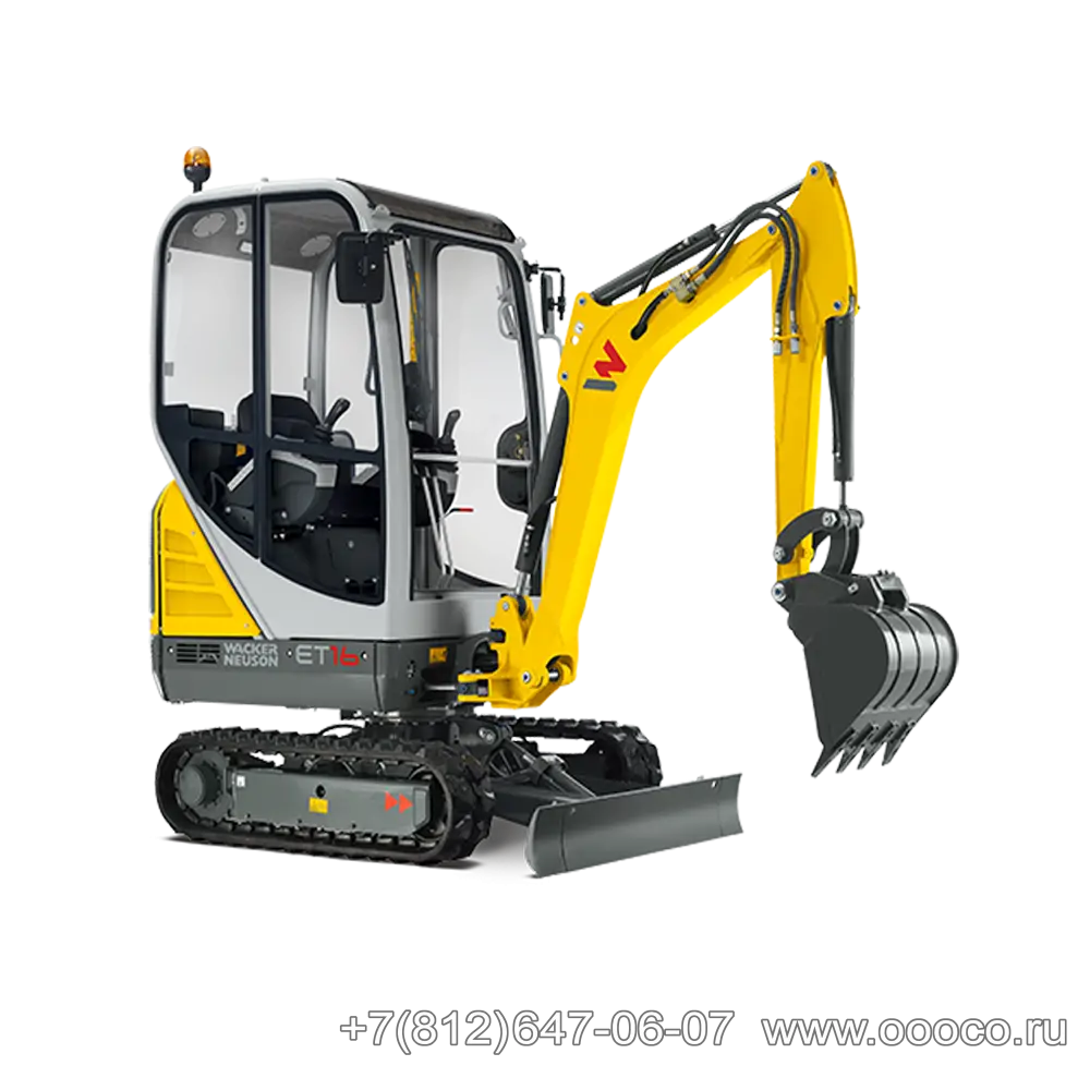 Yellow Mini Excavator for Construction