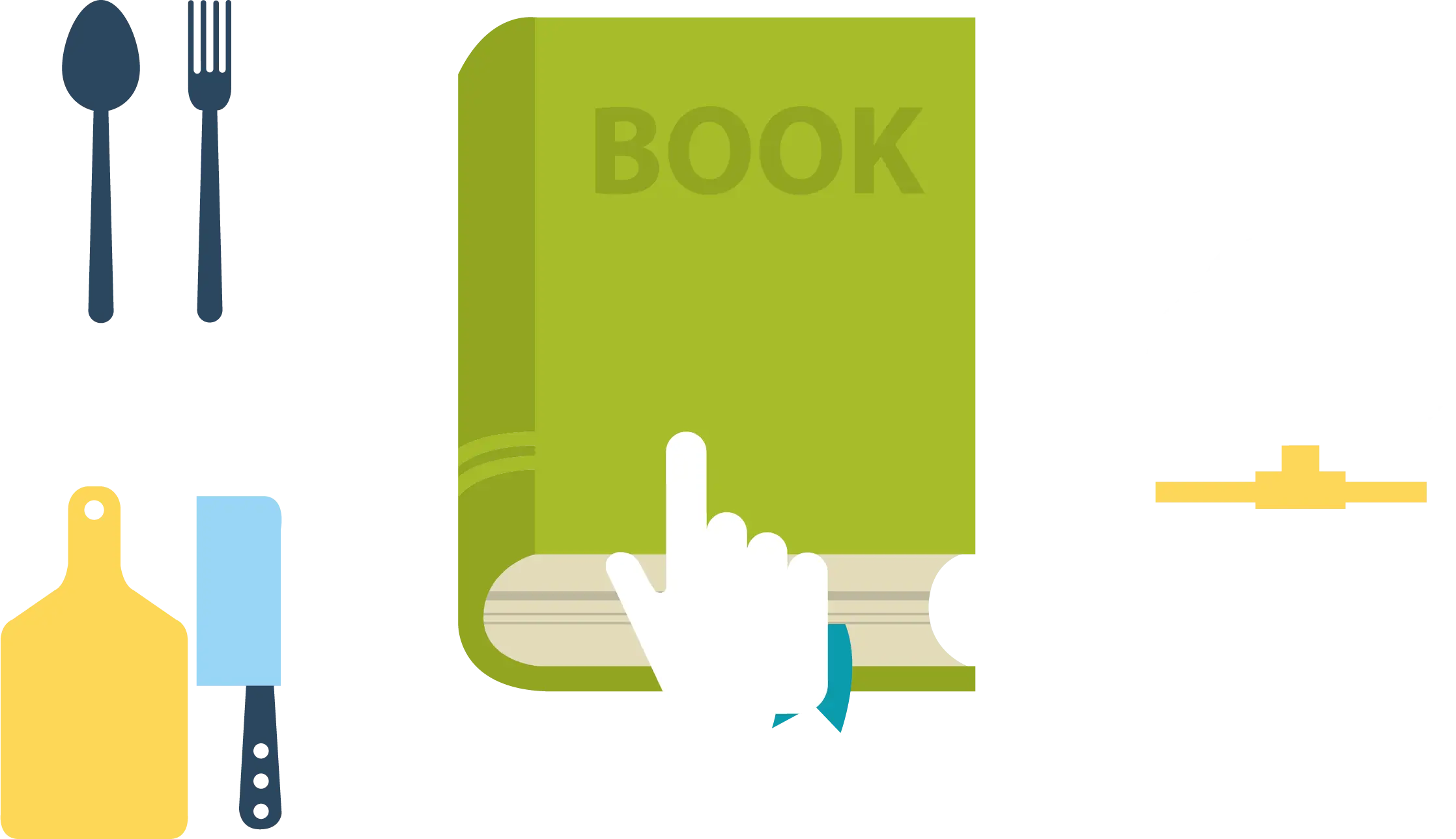 Educational Book with Utensils