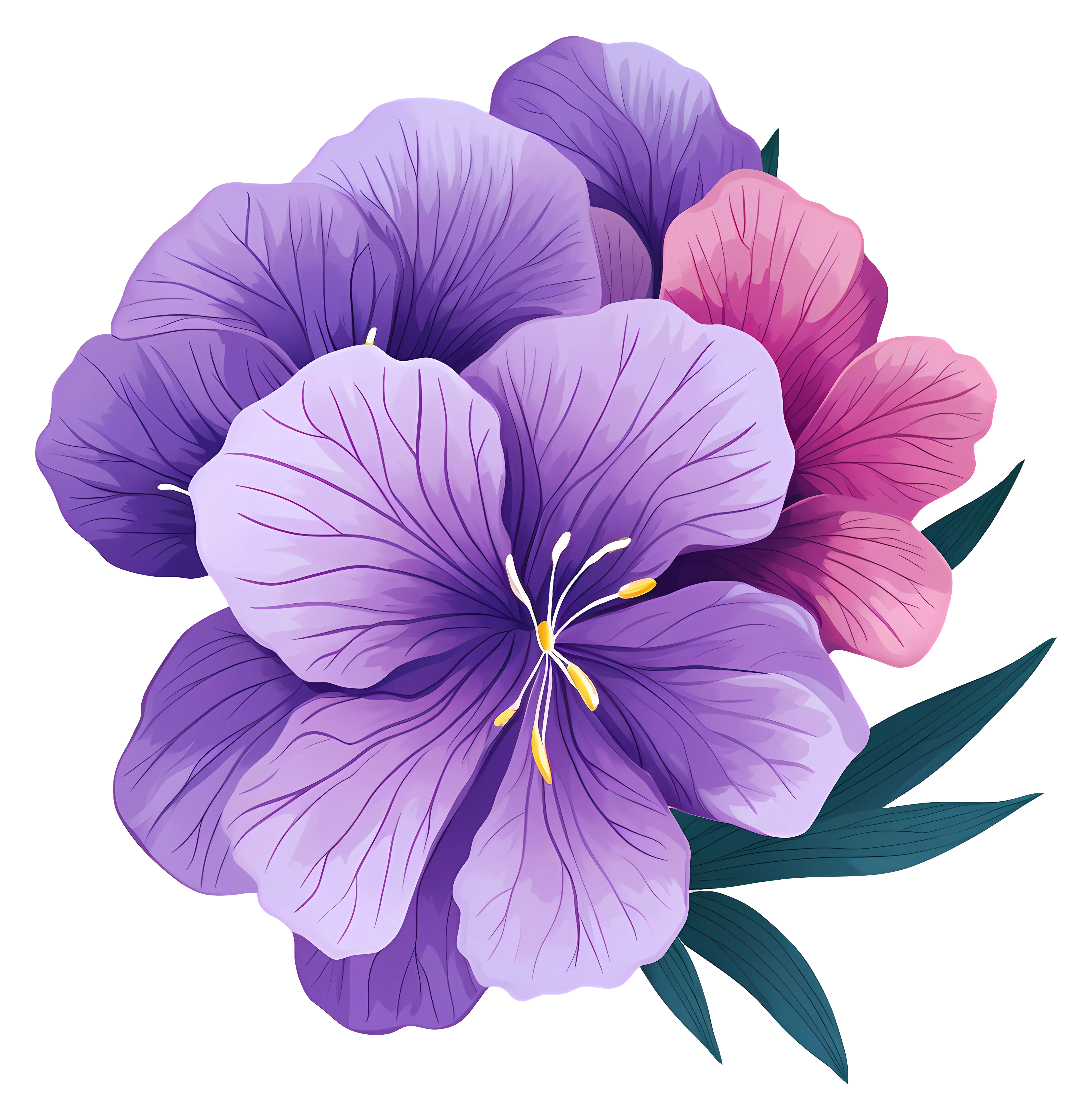Beautiful Purple Flower Bouquet