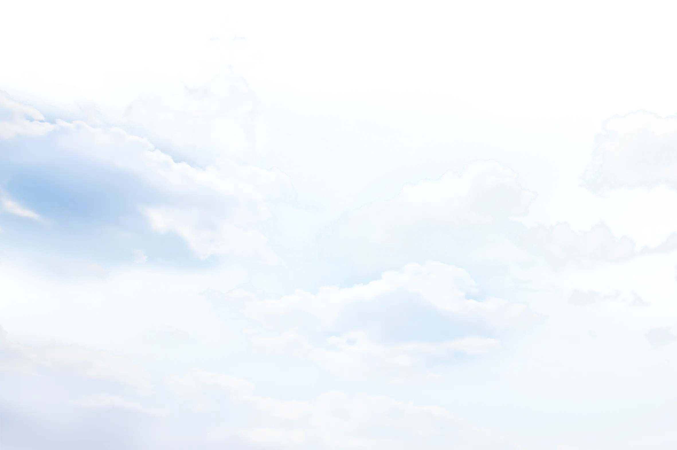 Blue Sky with White Clouds