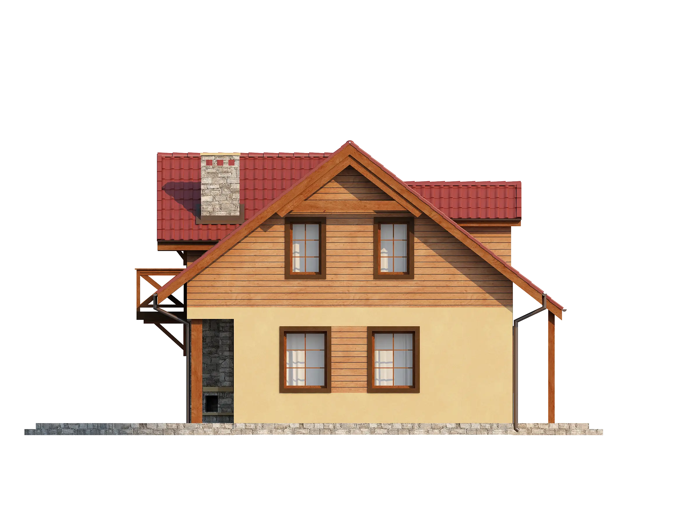 Classic Wooden House Design