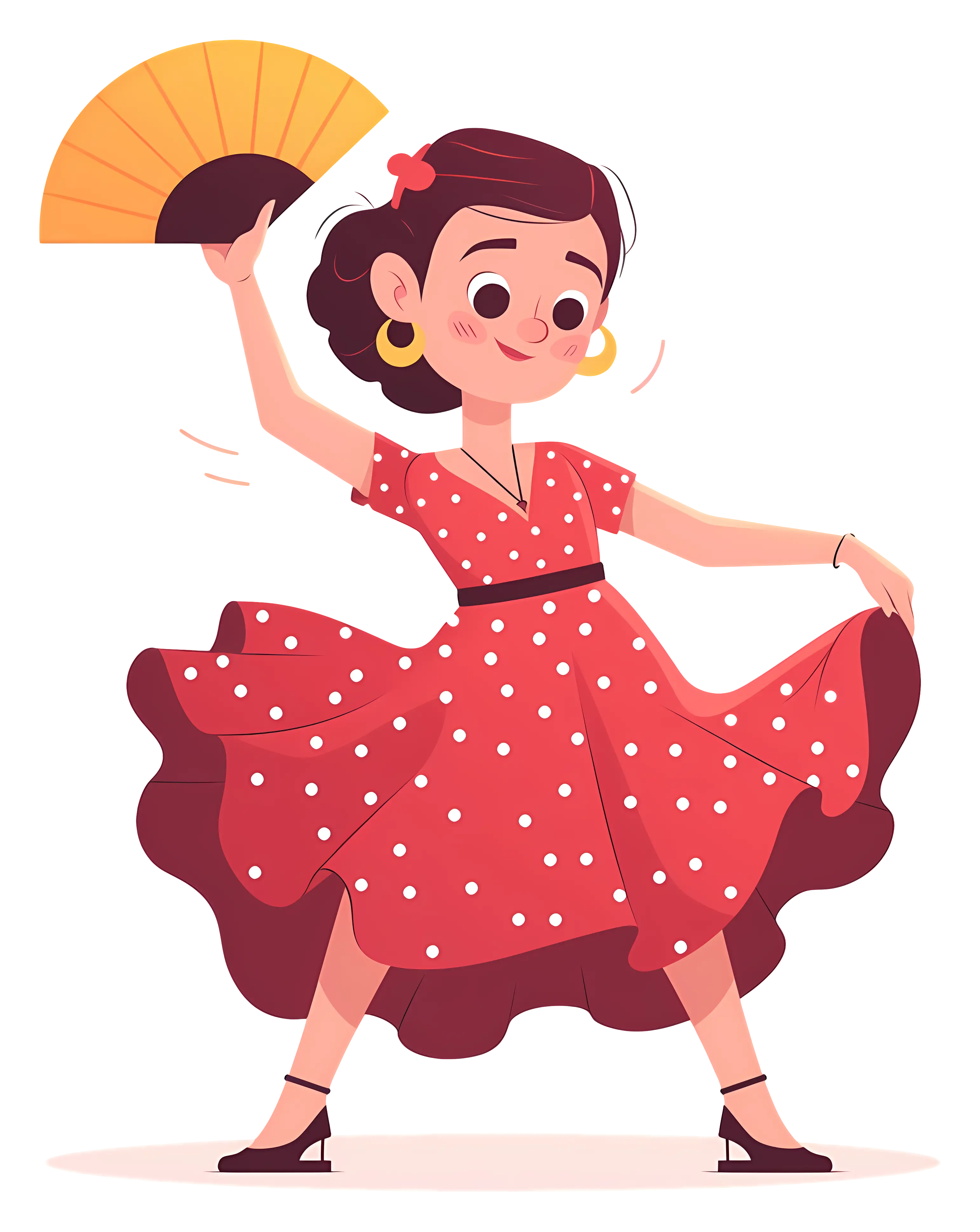 Flamenco Dancer with Fan