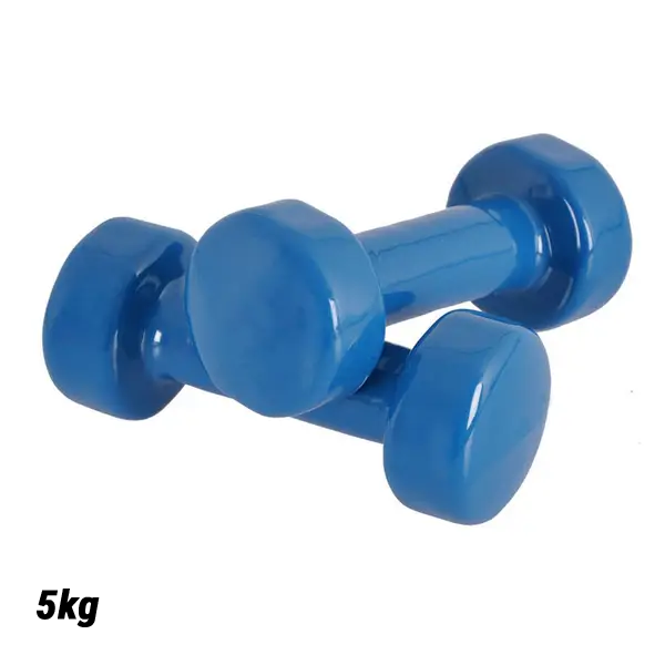 Blue 5kg Dumbbells