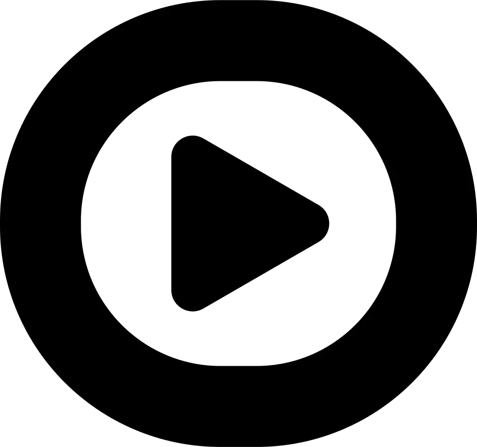 Black Play Button Icon